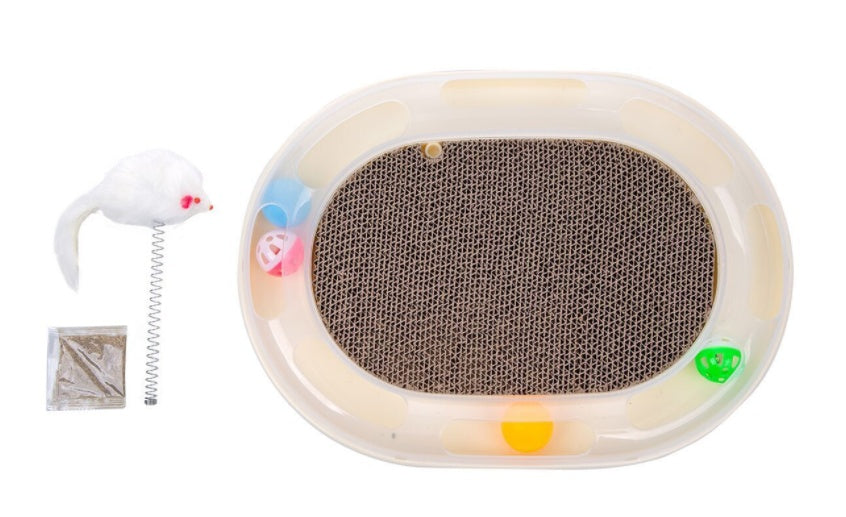 🎨 لوح الخدش الملوّن للقطط