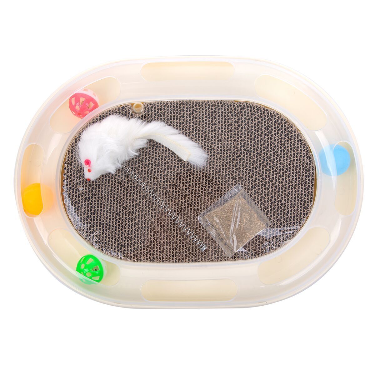 🎨 لوح الخدش الملوّن للقطط