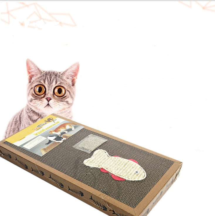 🐟لوح الخدش البحري للقطط