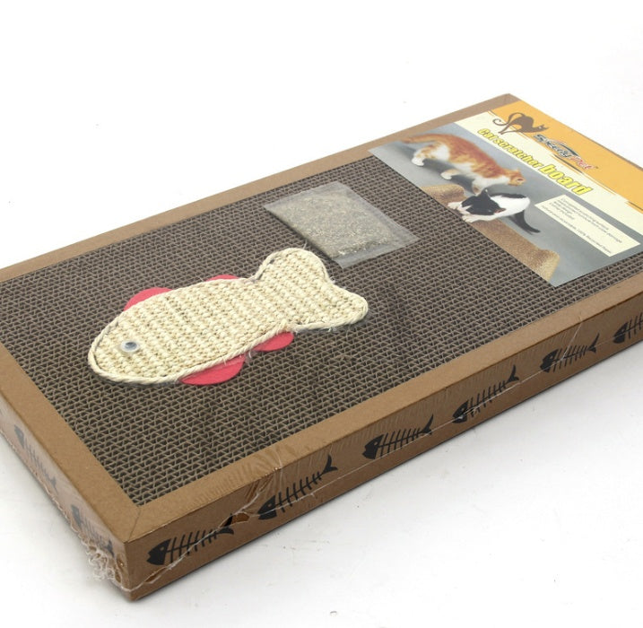 🐟لوح الخدش البحري للقطط